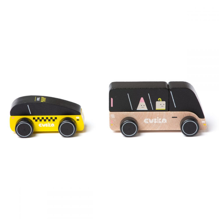 Jucarie din lemn, Cubika, City Truck [4]