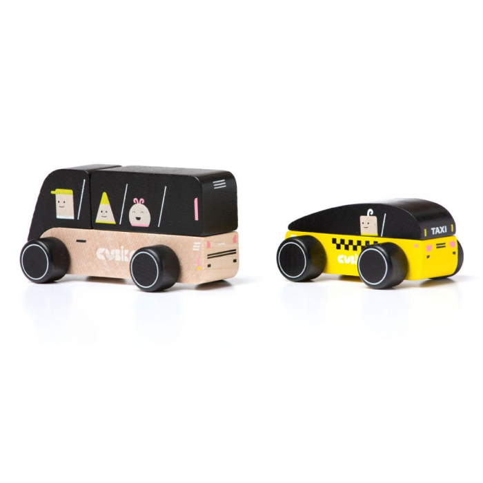 Jucarie din lemn, Cubika, City Truck [3]