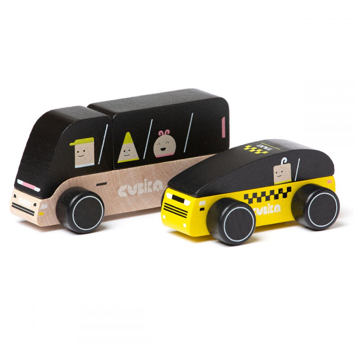 Jucarie din lemn, Cubika, City Truck [2]