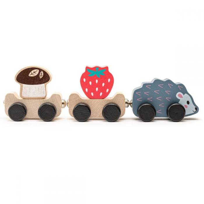 Jucarie din lemn Cubika, Hadgehog Family [3]