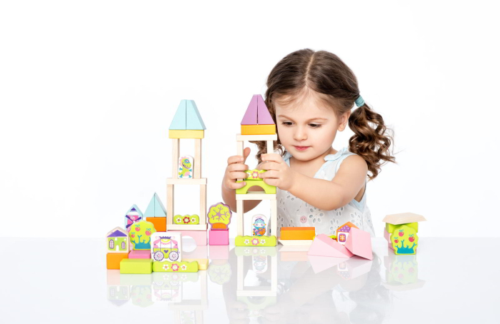 Jucarie Din Lemn, Cubika - Kit De Constructie Pentru Fetite [2]