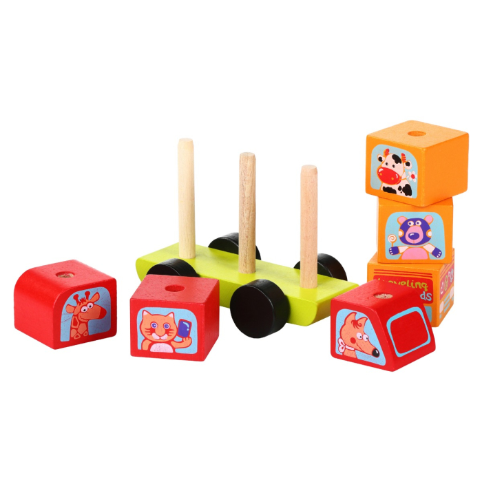Jucarie din lemn, Cubika, Mini Bus [3]