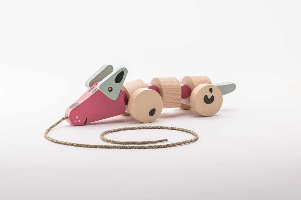 Jucarie din lemn, Cubika, Prietenul meu Catelusul - Pastel [5]