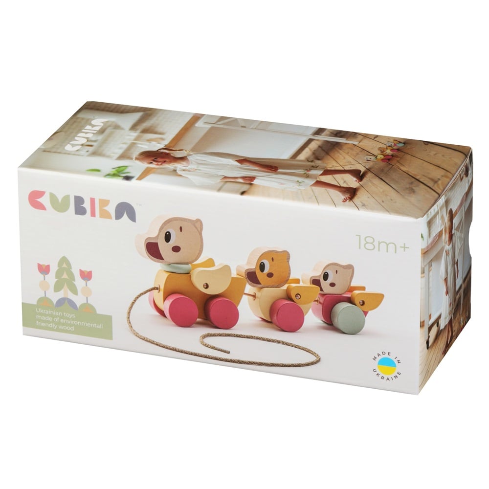 Jucarie din lemn, Cubika, Ratustele mele - Pastel [1]