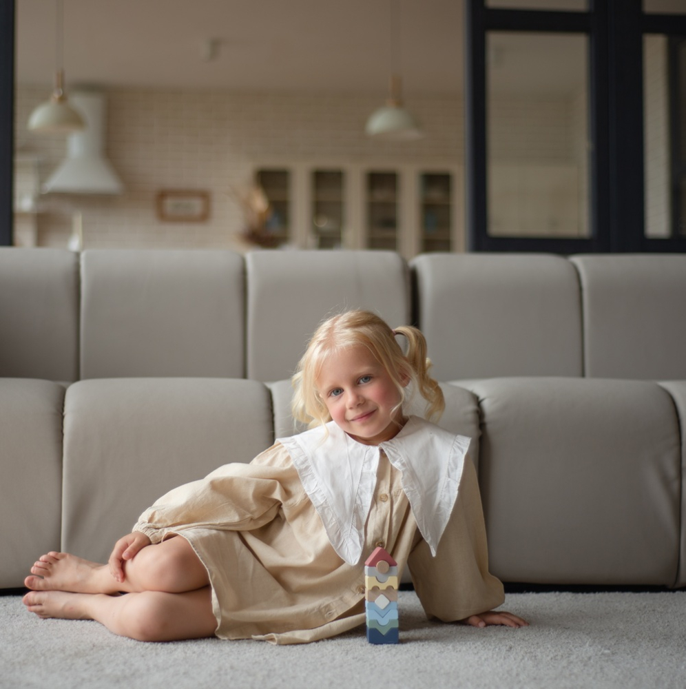 Jucarie din lemn Cubika, Set Constructii Turn - 10 piese [3]