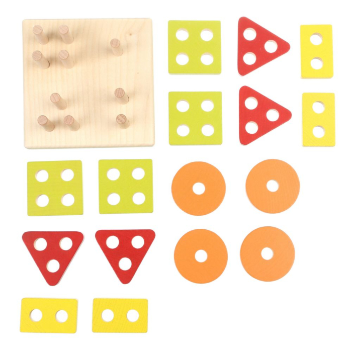 Jucarie din lemn, Cubika, Sortator Forme Geometrice 03 [2]