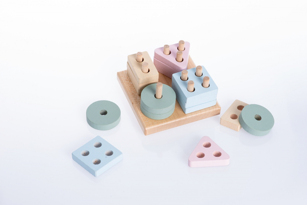 Jucarie din lemn, Cubika, Sortator Forme Geometrice 6 [6]