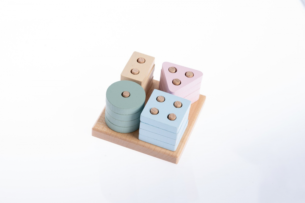 Jucarie din lemn, Cubika, Sortator Forme Geometrice 6 [5]