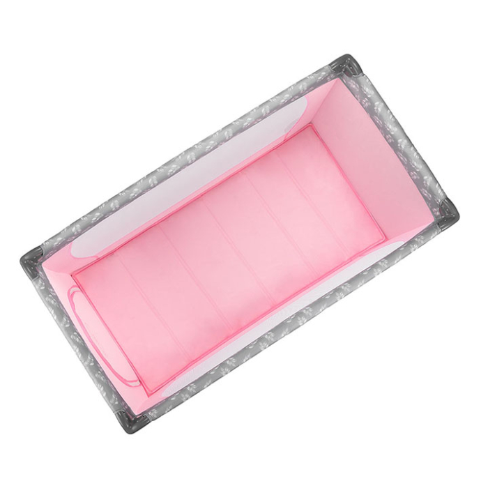 Patut pliabil, 60x120 cm, Momi, Belove, Pink [6]
