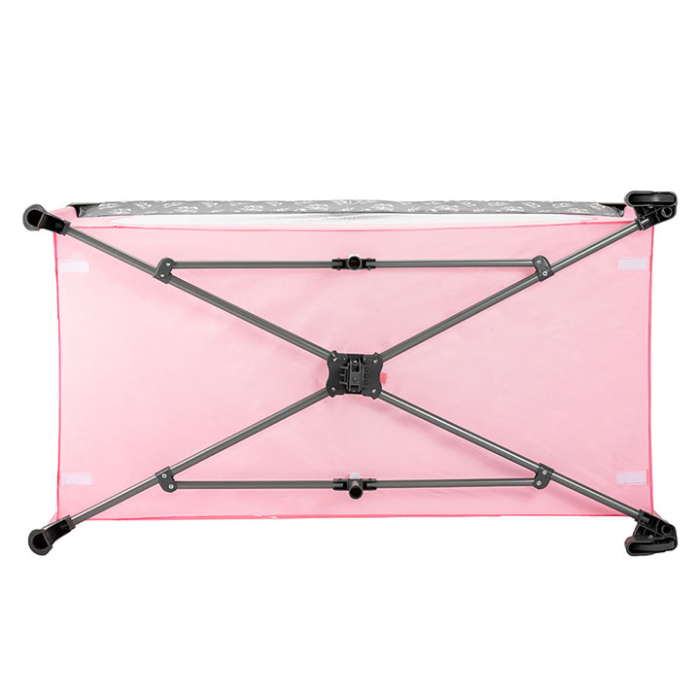 Patut pliabil, 60x120 cm, Momi, Belove, Pink [5]