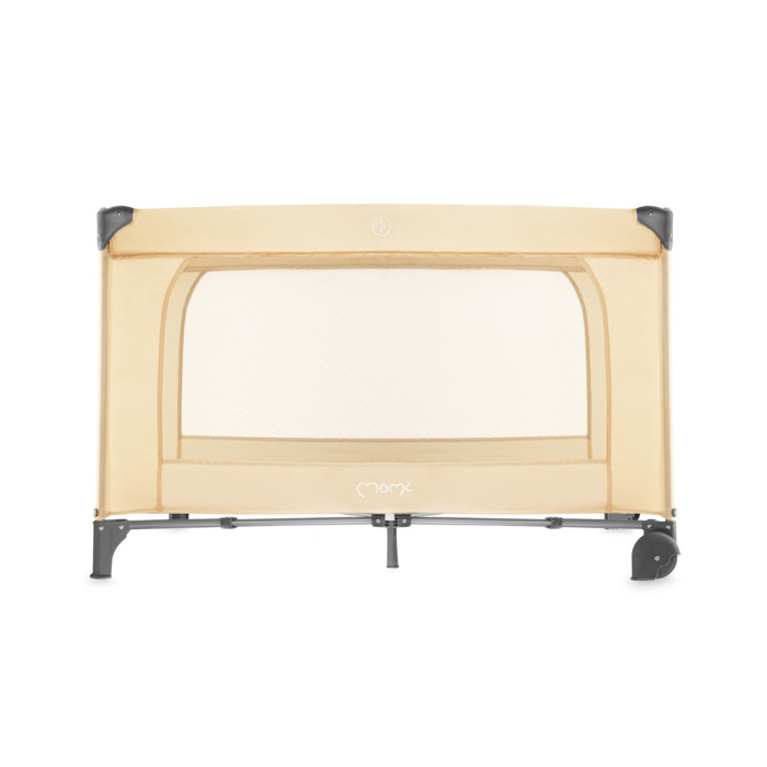 Patut pliabil cu doua nivele si masuta de infasat, 60x120 cm, Momi, Belove Plus -Beige [5]