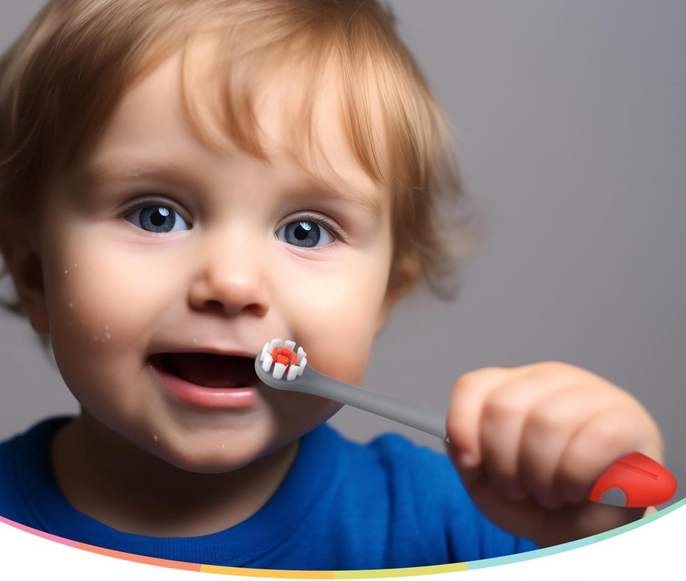 Periuta de dinti cu peri moi si rotunjiti, 2 Ani+, Mombella – Junior [6]