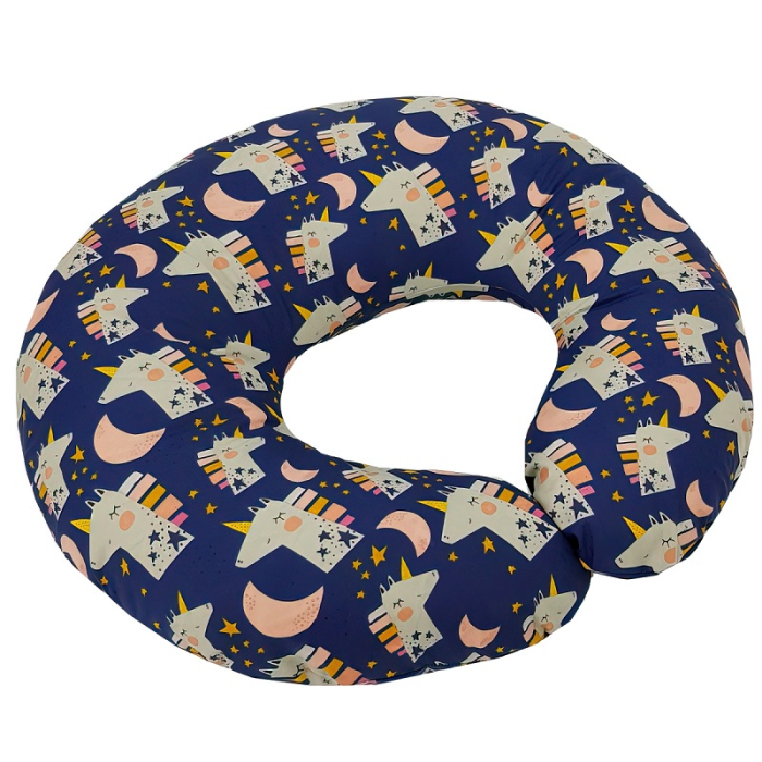 Perna pentru alaptare, 100% Bumbac, 60X60 cm, Appekids - Navy [4]