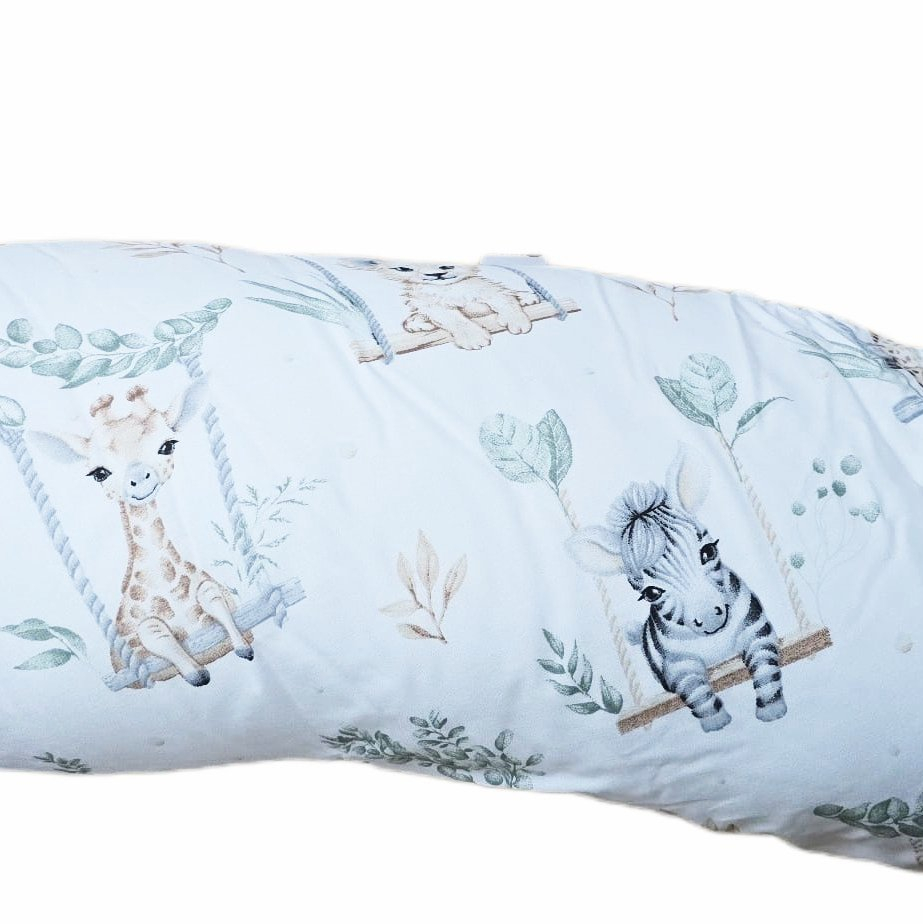 Perna pentru gravida, Fibre din silicon, 180 cm, Appekids - Safari [6]
