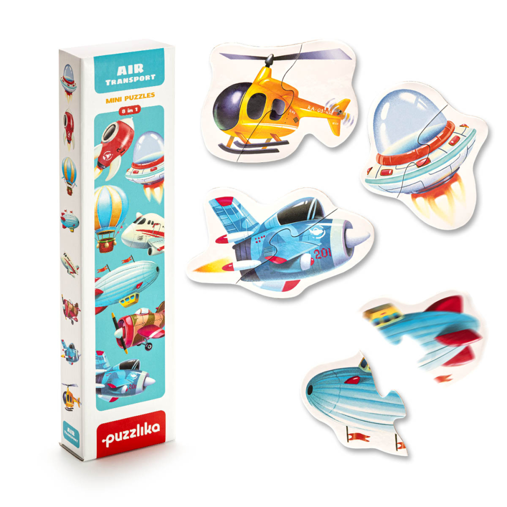 Puzzle pentru copii, 2 Ani+, Puzzlika - Transport aerian [3]