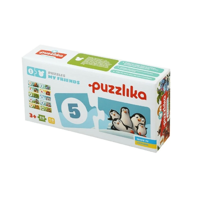 Puzzle pentru copii, 3 Ani+, Puzzlika - Sa ne numaram prietenii [1]