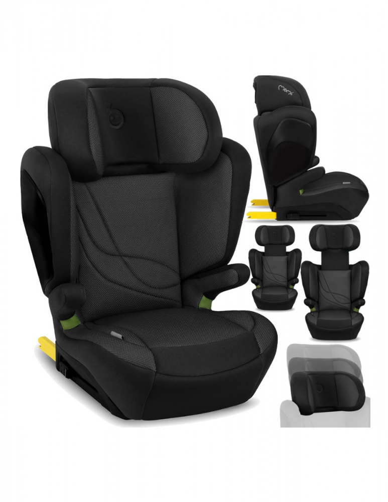Scaun auto cu isofix, I-size 100-150 cm, Momi Mei - Black [6]