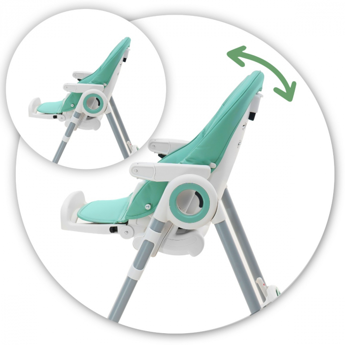 Scaun de masa AppeKids - Sky - River Green [2]
