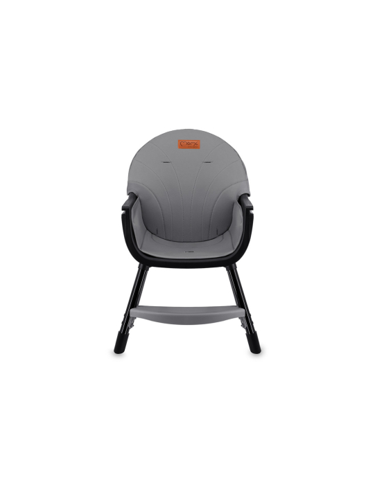 Scaun de masa copii Momi Reki, Piele ecologica, Black [5]