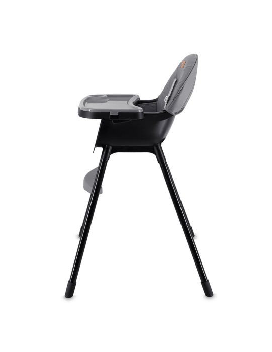 Scaun de masa copii Momi Reki, Piele ecologica, Black [3]