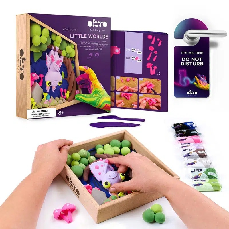 Set creatie Wood & Craft - Little Worlds, 21*21cm - Bat [2]