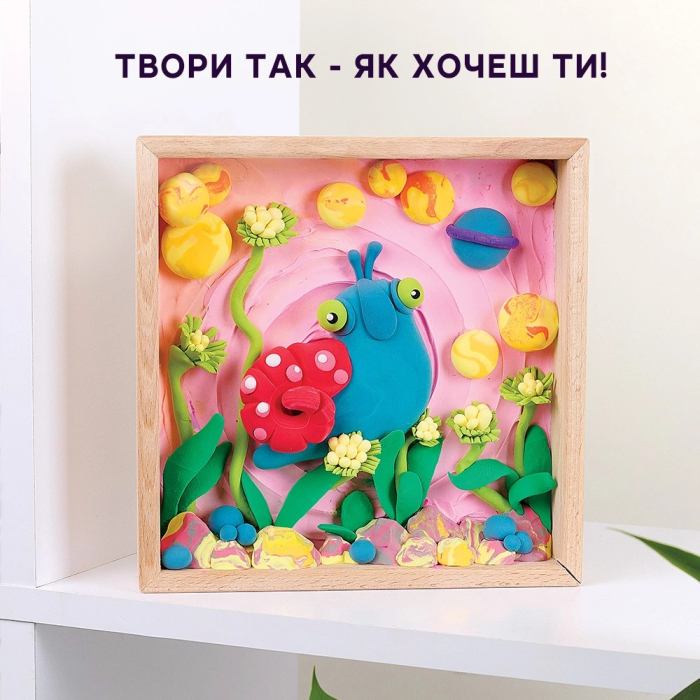 Set creatie Wood & Craft - Little Worlds, 21*21cm - Snail [4]