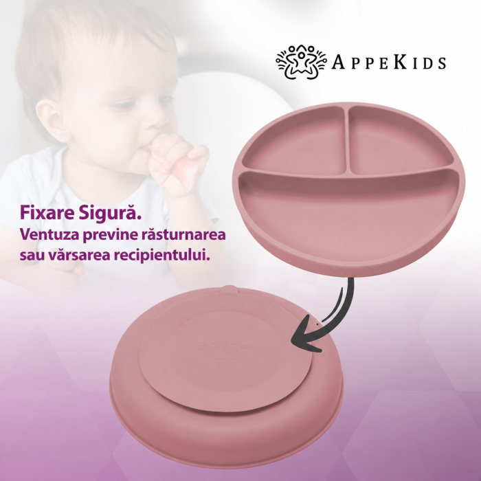 Set pentru diversificare AppeKids Classic, 5 piese, silicon alimentar, 6 luni+ [6]