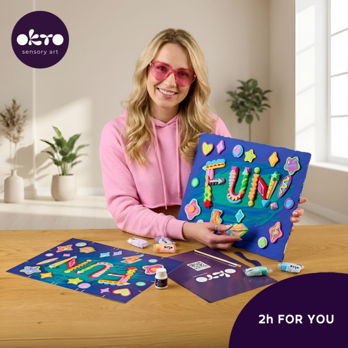 Set pictura 3D cu argila usoara, 30*40cm - Fun [5]