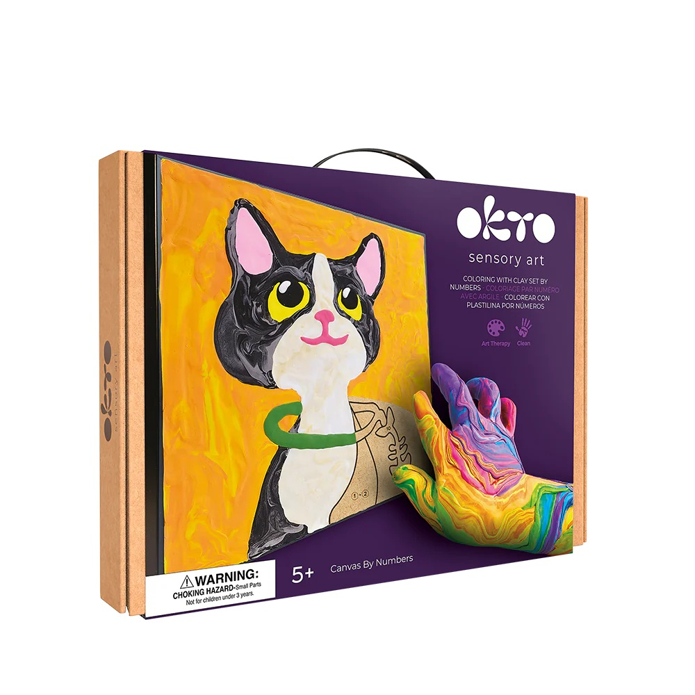 Set pictura cu argila usoara, 29*29 cm - Cat [1]