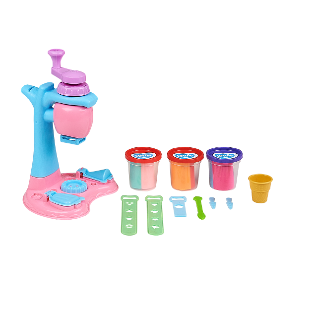 Set plastilina, accesorii si jucarie pentru modelaj Lovin - Ice Cream Cafe [3]