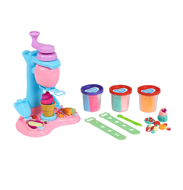 Set plastilina, accesorii si jucarie pentru modelaj Lovin - Ice Cream Cafe [2]
