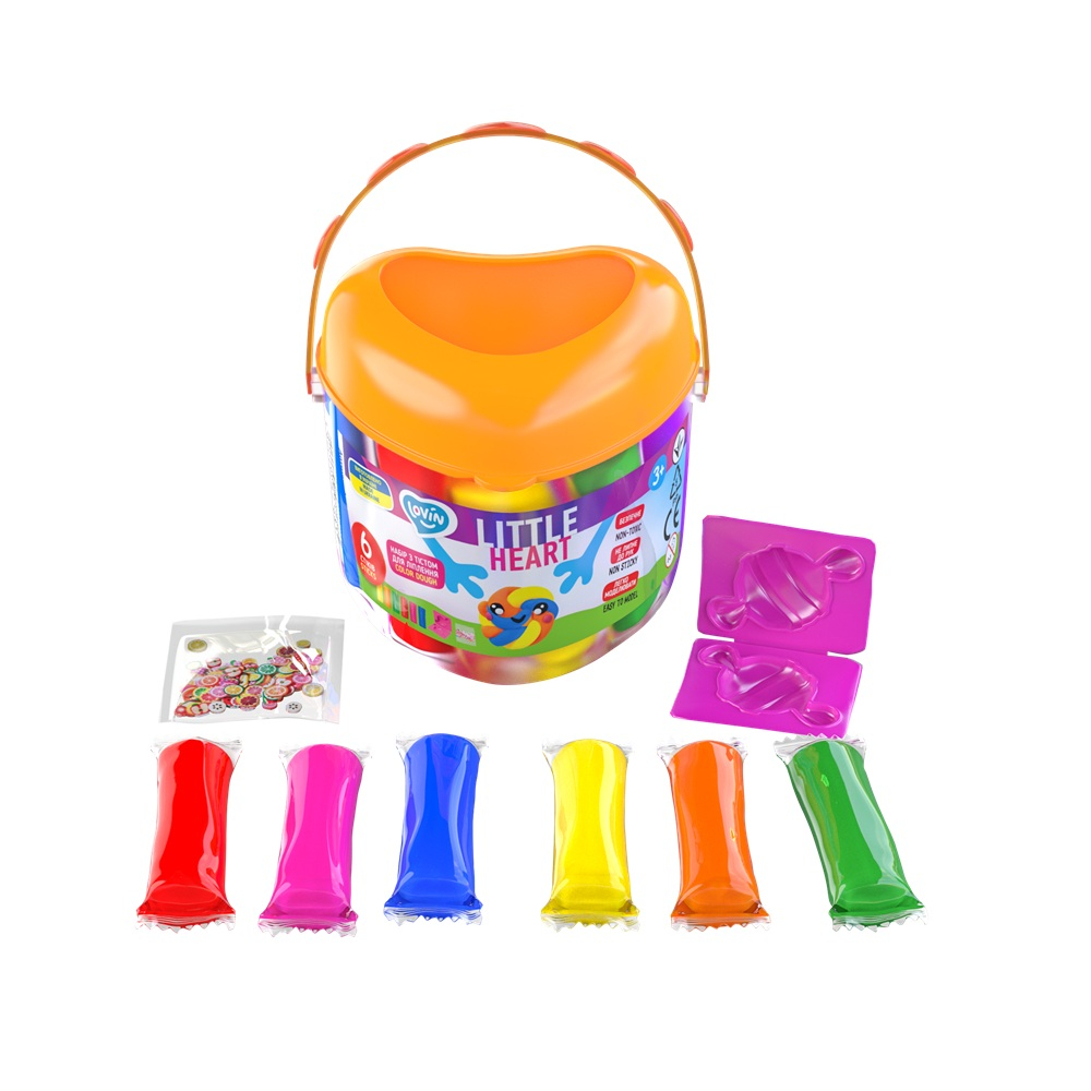 Set plastilina Lovin 6 pcs*15gr - Little Heart [2]