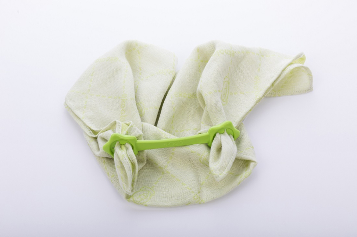 Set Swaddle si suport de prindere baveta, eKoala, Green [4]