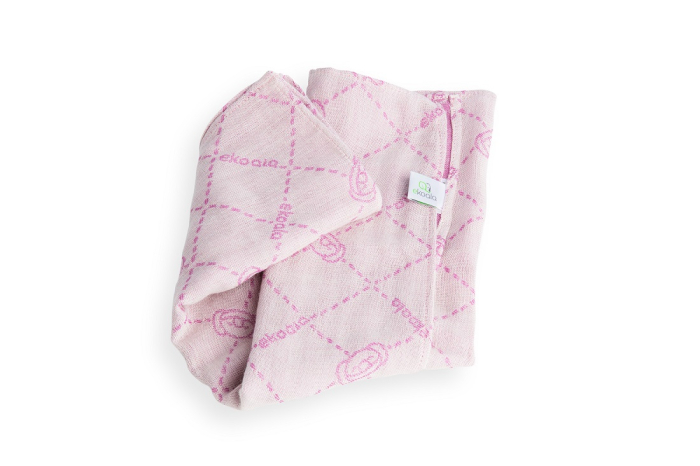Set Swaddle si suport de prindere baveta, eKoala, Purple [4]
