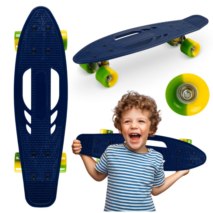 Skateboard copii, Qkids, Galaxy - Lemon [4]