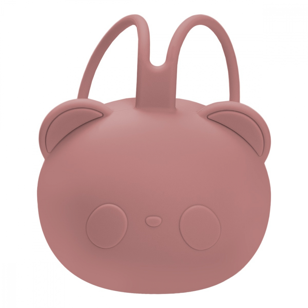 Suport pentru suzeta din silicon, AppeKids, The Little Bear - Old Rose [1]