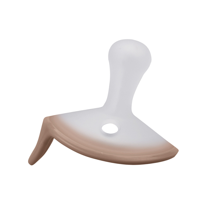 Suzeta deschisa din silicon cu cutie de depozitare, ultra-usoara, 0-6 Luni, Mombella Ciupercuta - Mocha Mousse [2]