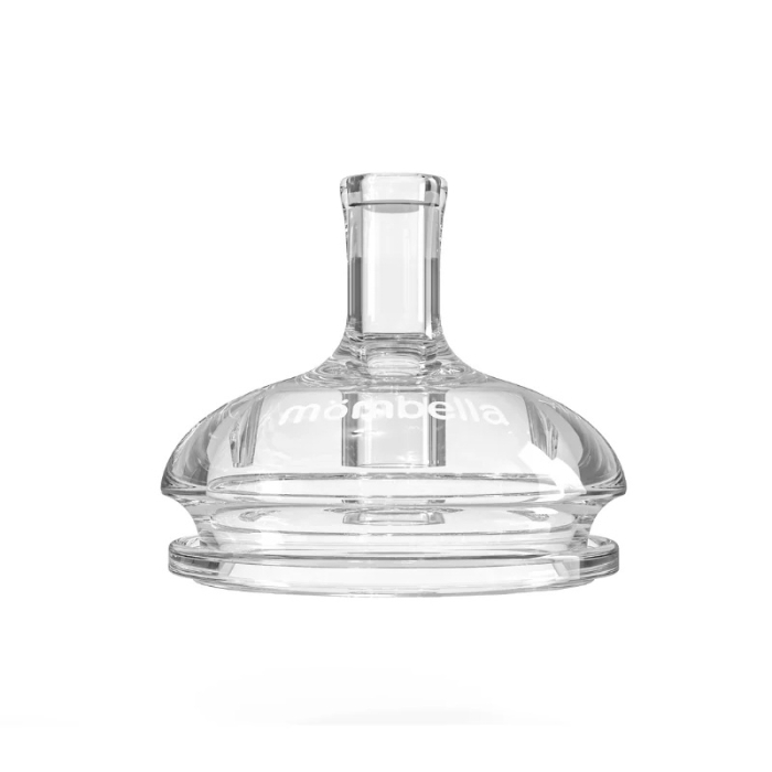 Tetină anti-colici cu pai si greutate, Mombella Breast Like, Flux Consistent (Mărimea XL) - Old Rose [2]