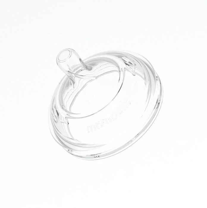 Tetină Anti-colici din silicon Mombella Breast Like, Flux Rapid (Mărimea L) - Ivory [4]