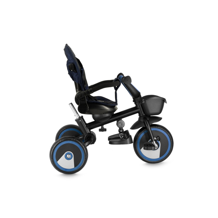 Tricicleta Multifunctionala 3 in 1 cu scaun reversibil, Momi ivi - Navy Blue [4]