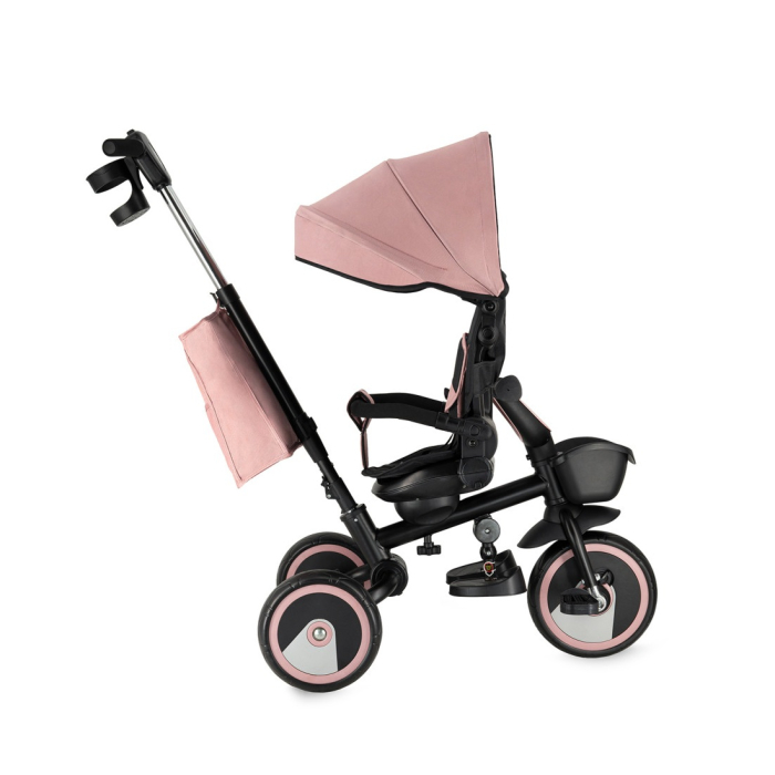 Tricicleta Multifunctionala 3 in 1 cu scaun reversibil, Momi ivi - Pink [3]