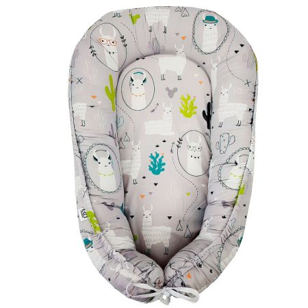Camera copilului - Baby nest din bumbac, Eko, Lama