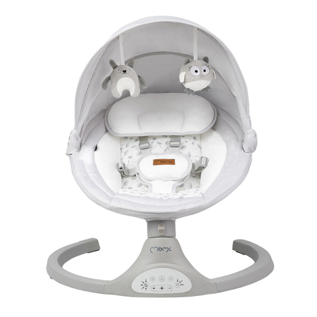 Balansoar electric MoMi Lami, Light Grey [1]