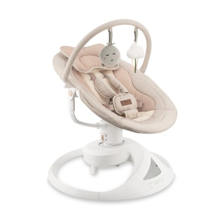 Mama si Copilul - Balansoar electric pentru bebelusi cu sezut rotativ 360 grade , Momi Pearl - Beige