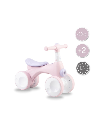Bicicleta cu lumini, sunet si difuzor de balonase, Momi Tobis - Pink [5]