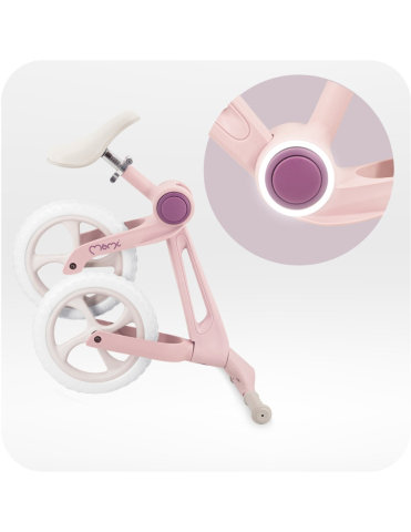 Bicicleta fara pedale, pliabila, Momi Noru - Pink [5]