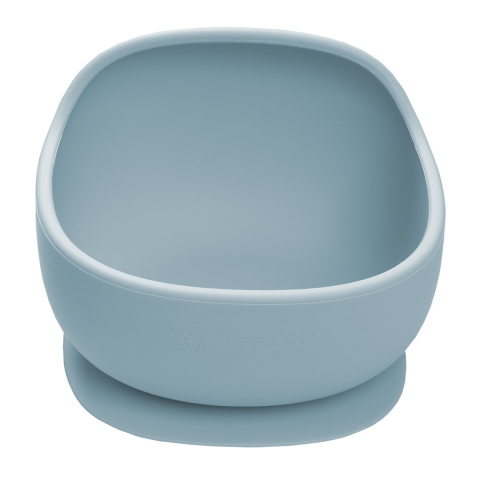 Castronase - Bol din silicon cu ventuza, AppeKids, Classic - Aqua Blue