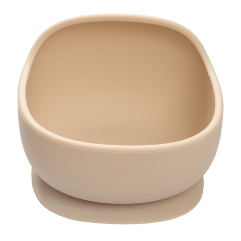 Castronase - Bol din silicon cu ventuza, AppeKids, Classic - Bubble Beige
