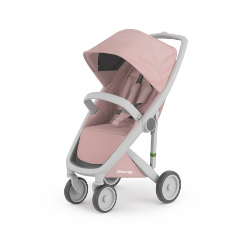 Carucioare, articole transport - Carucior, Greentom, Classic Upp, 100% Ecologic, Grey Blossom