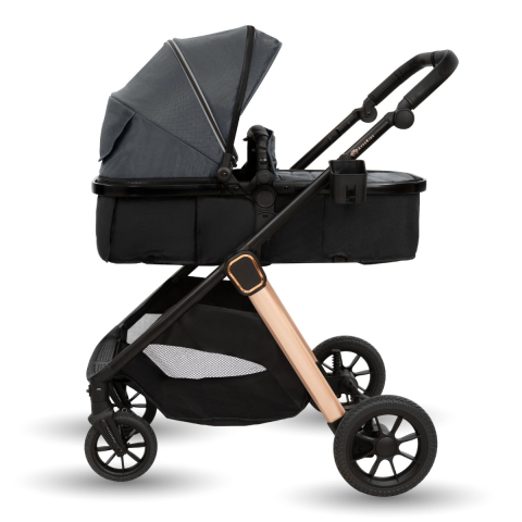 Carucior transformabil 2in1, Appekids Elite - Navy Grey [1]